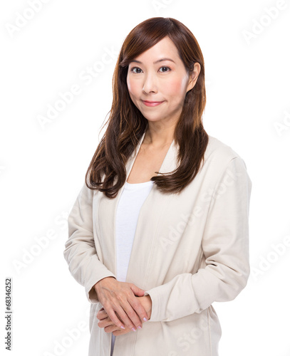 Middle age asian woman
