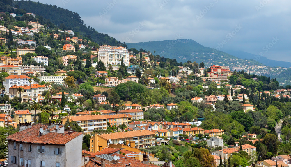 Grasse - Panoramic view of Grasse Town