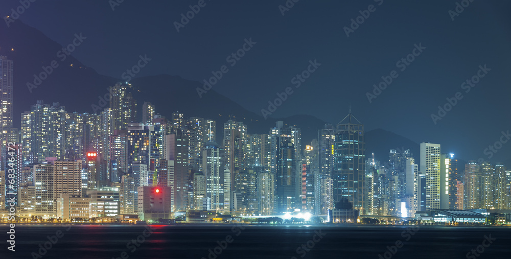 Victoria harbor of Hong Kong