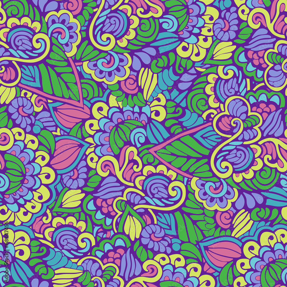 Abstract Vector Hand Drawn Seamless Pattern Abstract Vector Hand Drawn Seamless Pattern