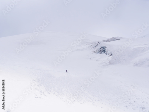 Skier at the mountains