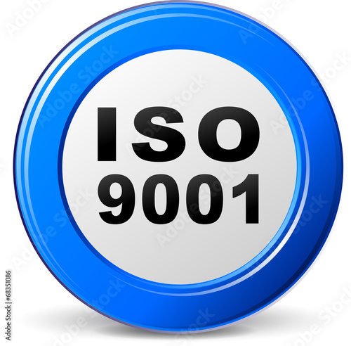Vector iso 9001 icon
