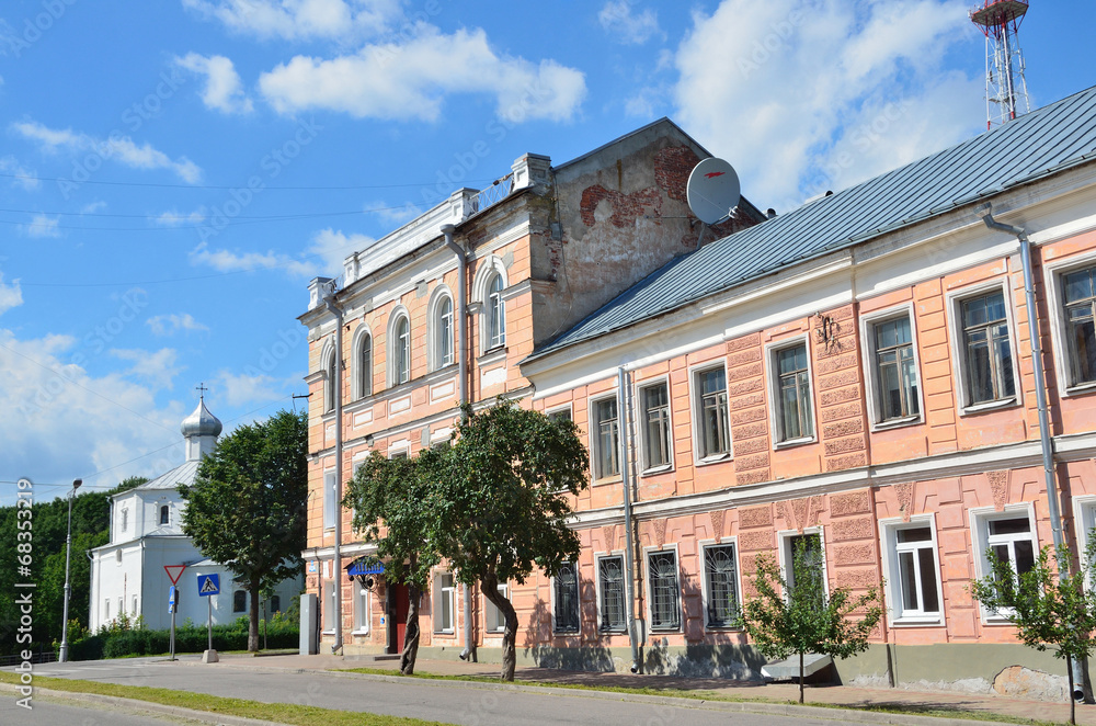 Улица Ильина на Торговой стороне в Новгороде