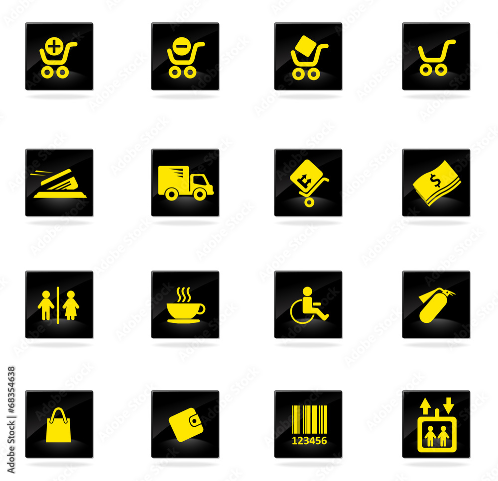 Shopping icons Shopping icons