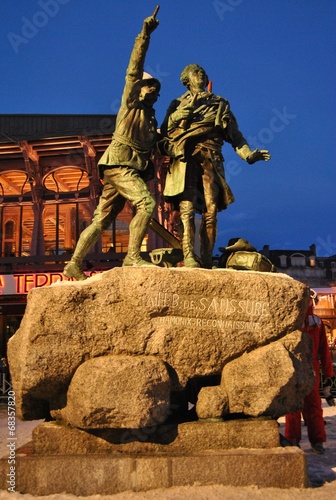 Monumento Jacques Balmat a Chamonix