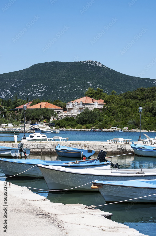 Obraz premium Boats in marina, Croatia