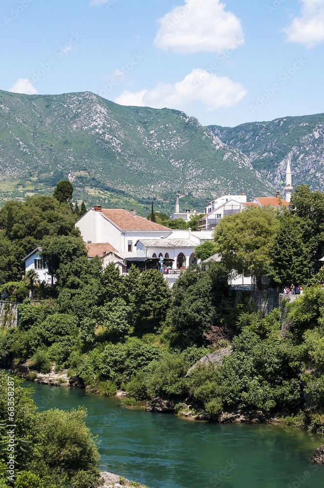 Mostar city view, Bosnia and Herzegovina