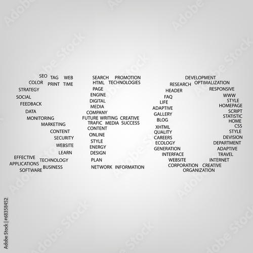 seo techlologies background vector