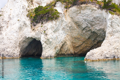 Keri caves on Zakynthos island, Greece © dziewul