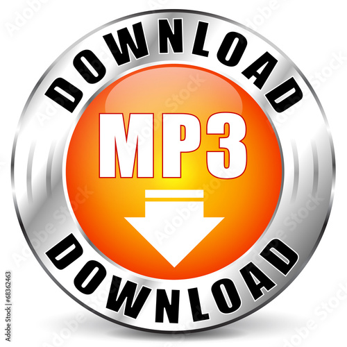 Vector mp3 download icon