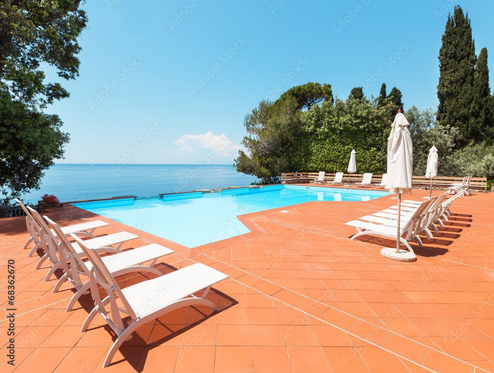 Fototapeta premium pool of a villa