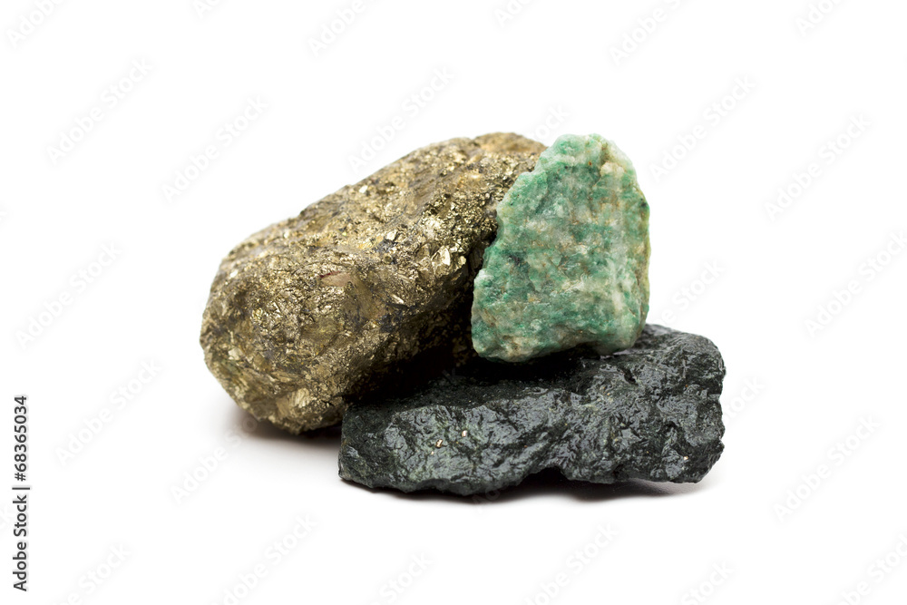 stone on the white background