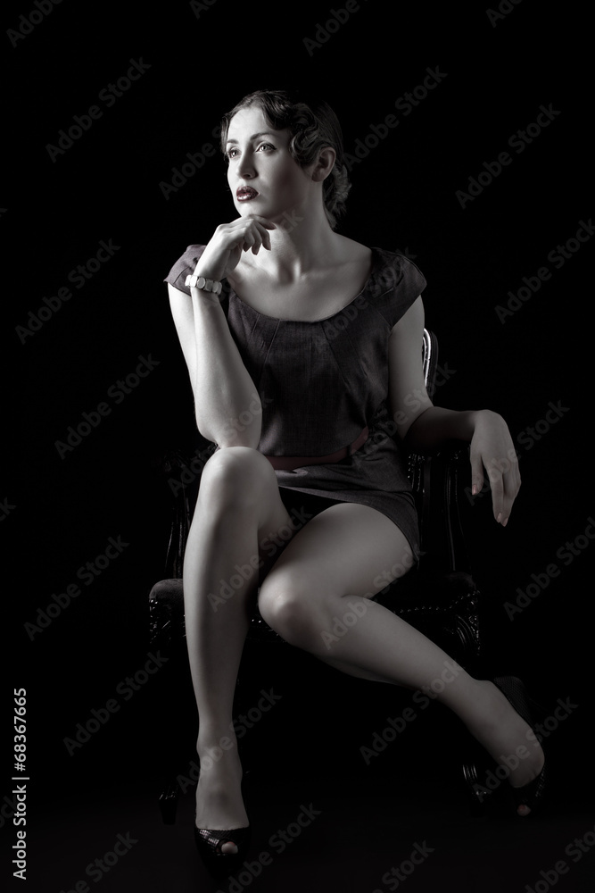Fototapeta premium Portrait of a sexy woman