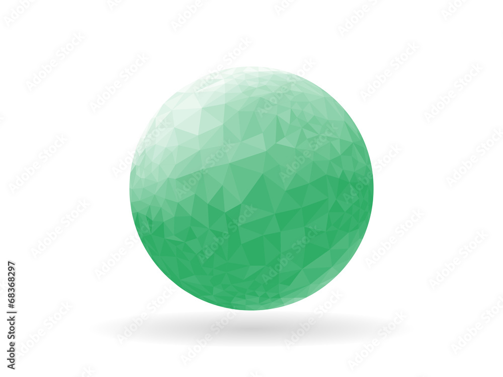 Geometric polygonal globe sphere unusual vector graphic template Geometric polygonal globe sphere unusual vector graphic template