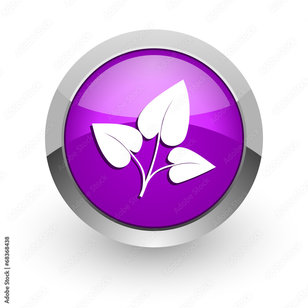 leaf pink glossy web icon leaf pink glossy web icon