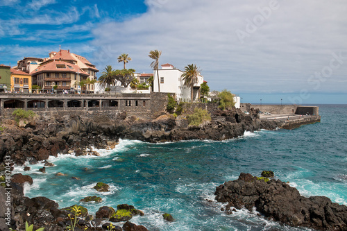 Obraz na płótnie Lavabucht Puerto de La Cruz w salonie