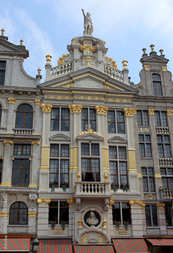 Grand-Place de Bruxelles, façade, La chaloupe d’or #2
