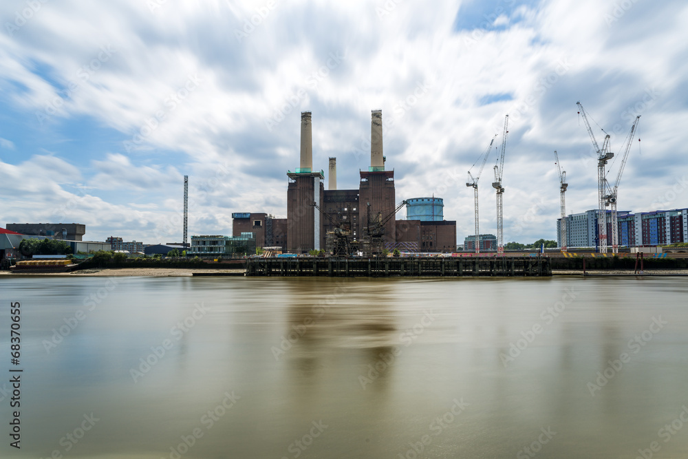 Abandoned Battersea Power Station, London, UK