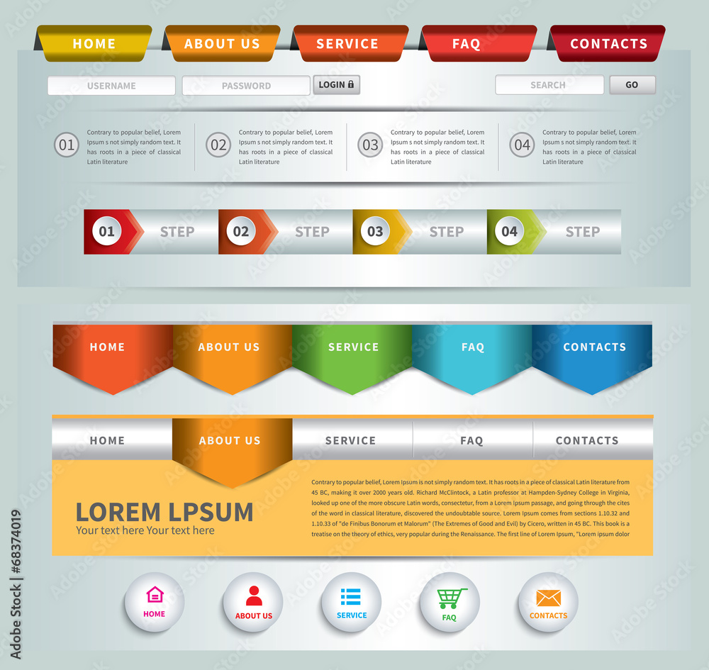 web site template. navigation element. navigation menu bar. web site template. navigation element. navigation menu bar.