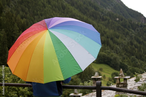 Ombrello multicolore © chiarafornasari