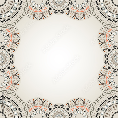 Original Art Abstract Border