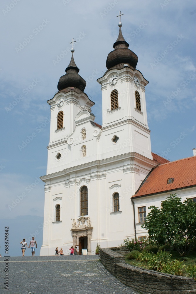 Abtei Tihany in der Stadt Tihany in Ungarn