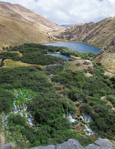 Cascadas de Vilca en el bosque del amor photo