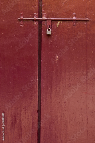 the lock key on big door