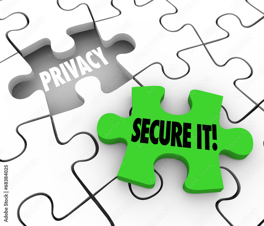 Privacy Secure It Words Puzzle Piece Gap Safety Private Informat Privacy Secure It Words Puzzle Piece Gap Safety Private Informat