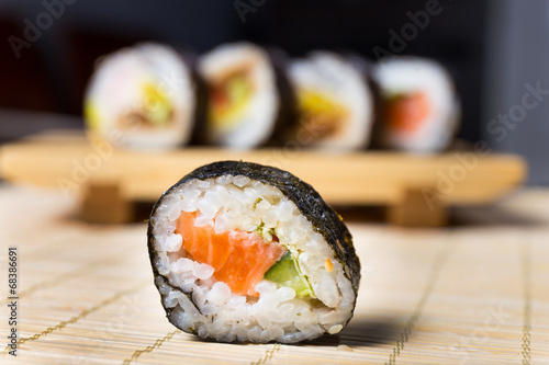 Japanese seafood sushi photo