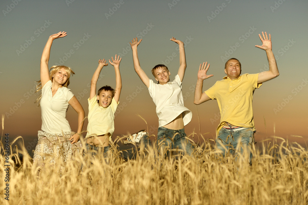 Family jumping Family jumping
