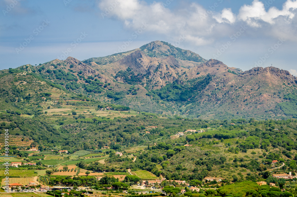 Fototapeta premium Cima del Monte, Island of Elba, Tuscany