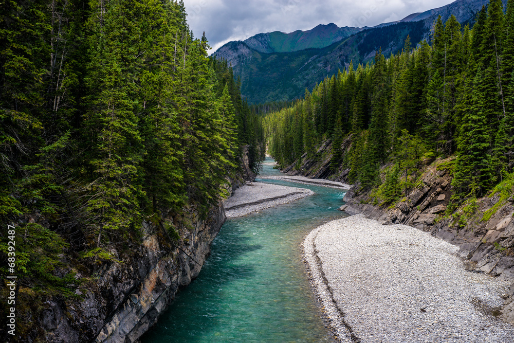 Fototapeta premium cascade river, stewart canyon