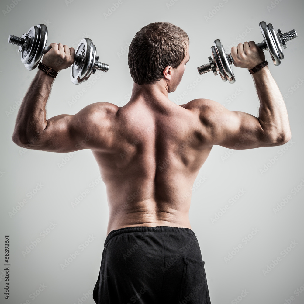 Fitness with dumbbells Fitness with dumbbells