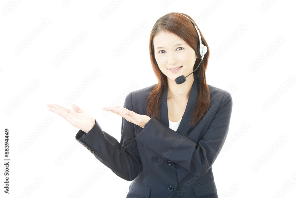 笑顔のオペレーター 笑顔のオペレーター