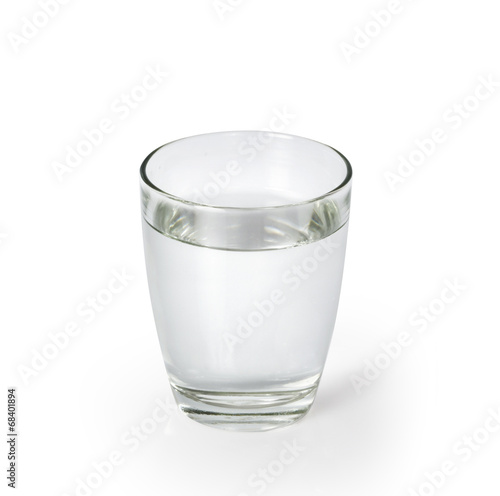 water glass isolated