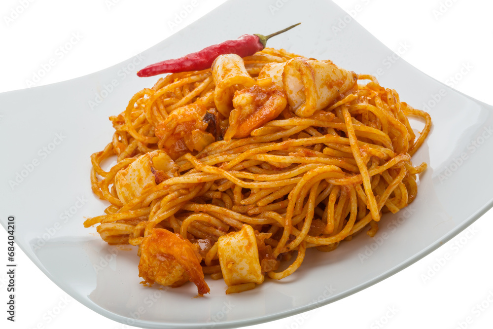 Seafood pasta