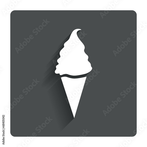 Ice Cream sign icon. Sweet symbol.