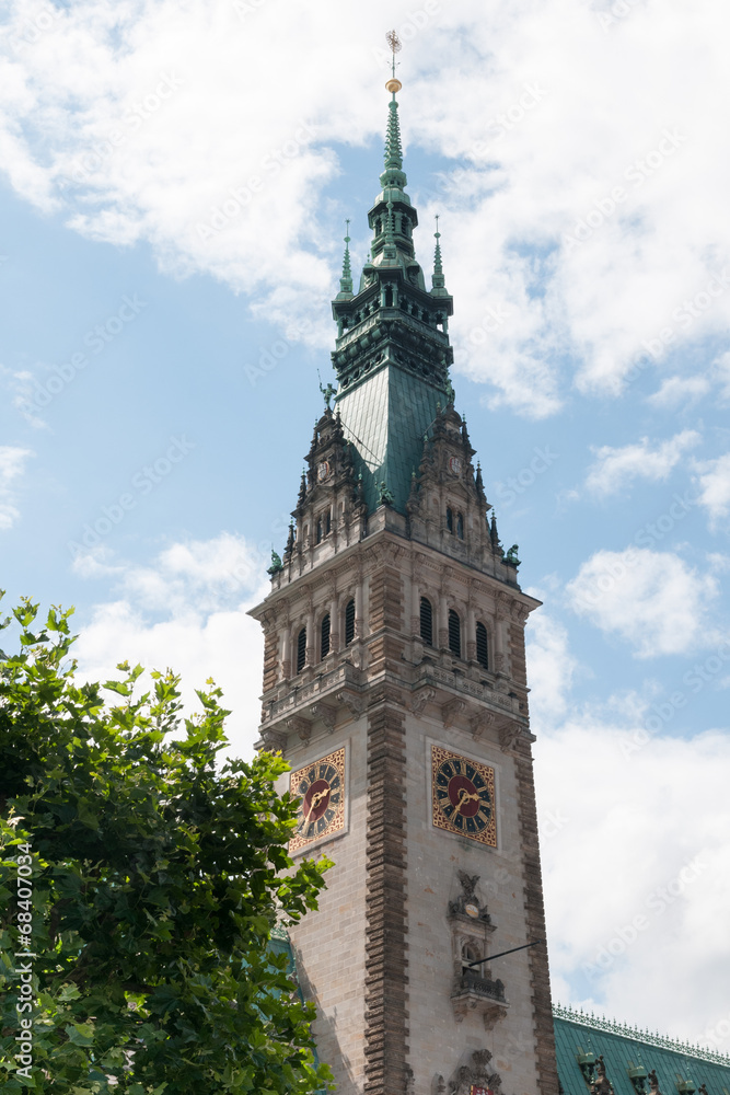 Obraz premium Hamburger Rathaus