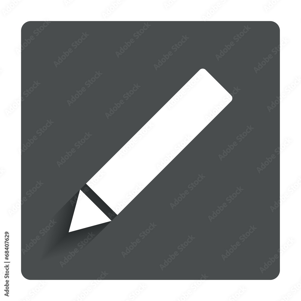 Pencil sign icon. Edit content button. Pencil sign icon. Edit content button.