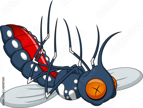 Death mosquito cartoon