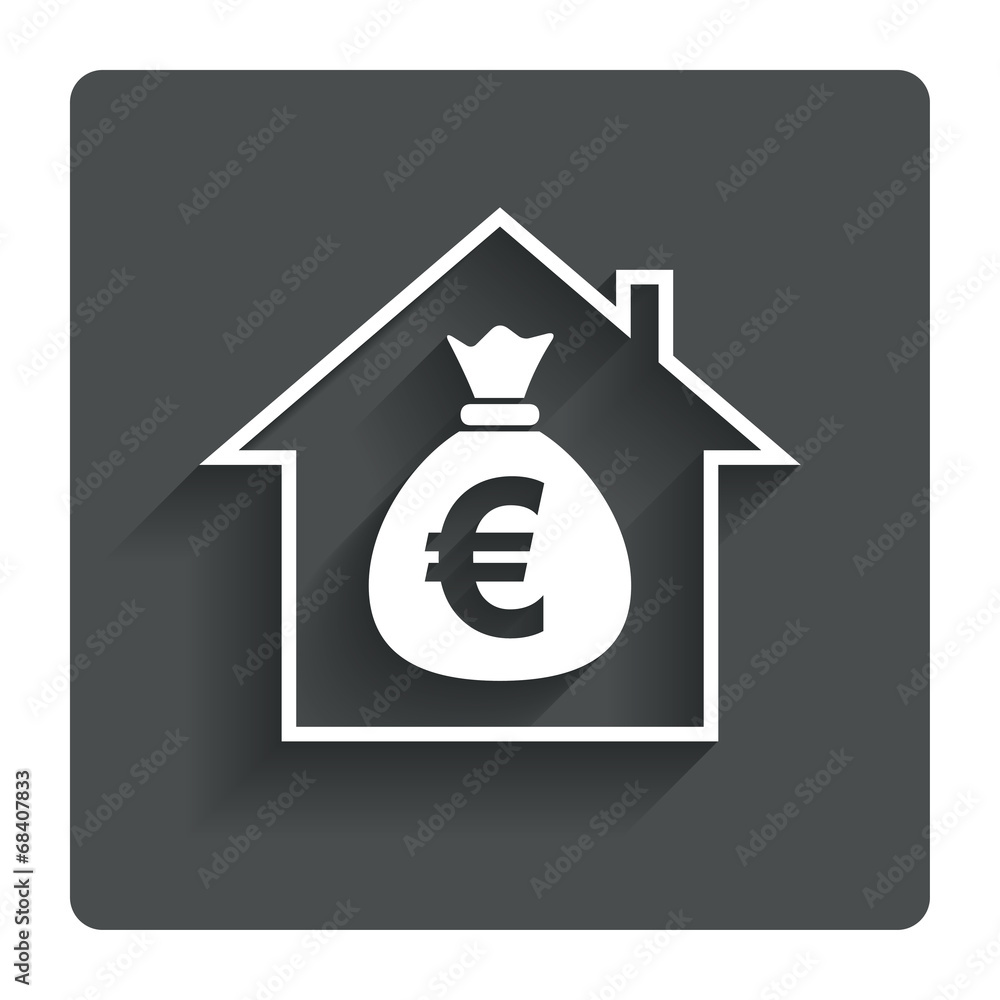 Mortgage sign icon. Real estate symbol. Mortgage sign icon. Real estate symbol.