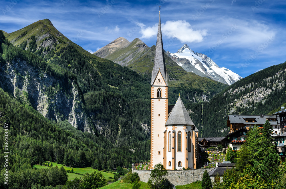 Grossglockner in Austria, European Alps