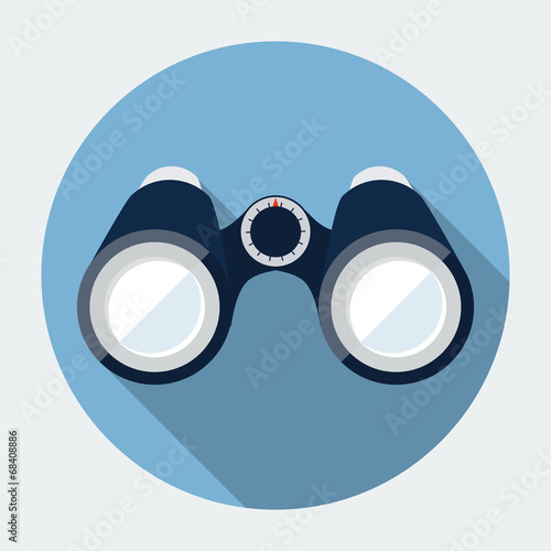 Vector binoculars icon