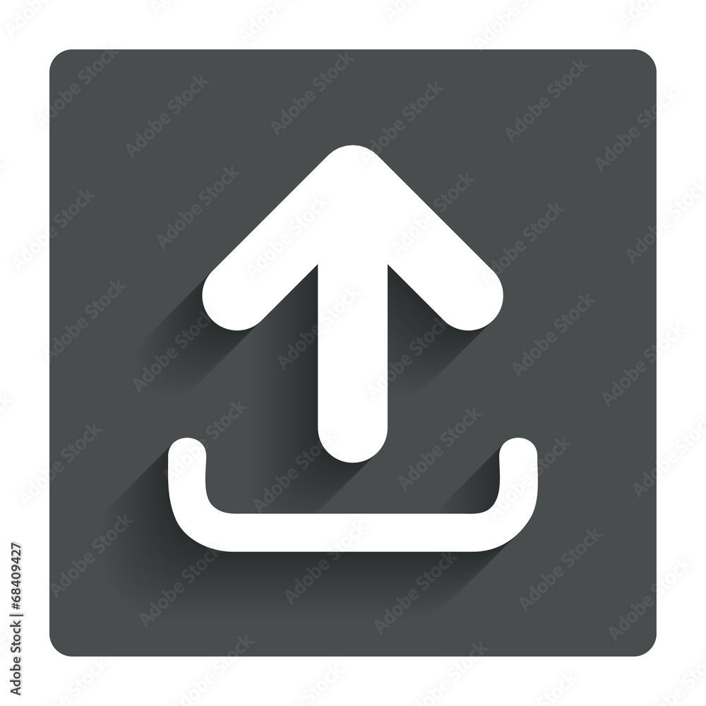 Upload sign icon. Upload button. Upload sign icon. Upload button.