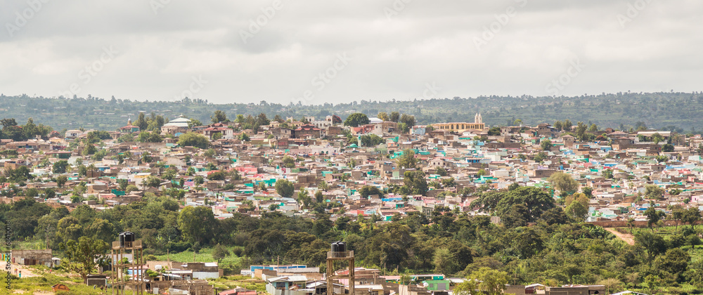 Aerial view of the city of Harar