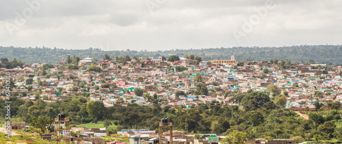 Aerial view of the city of Harar