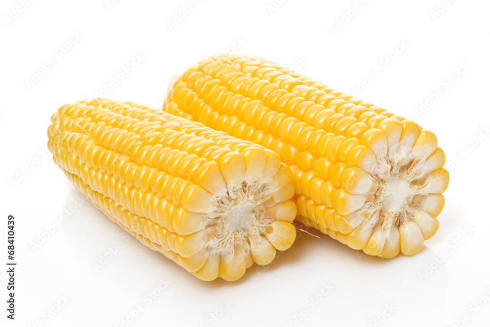 Corn Cob in half Corn Cob in half