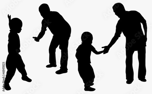 Grandfather and grandson together