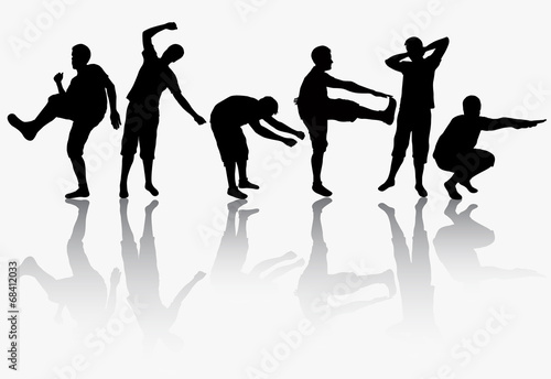 Men silhouettes